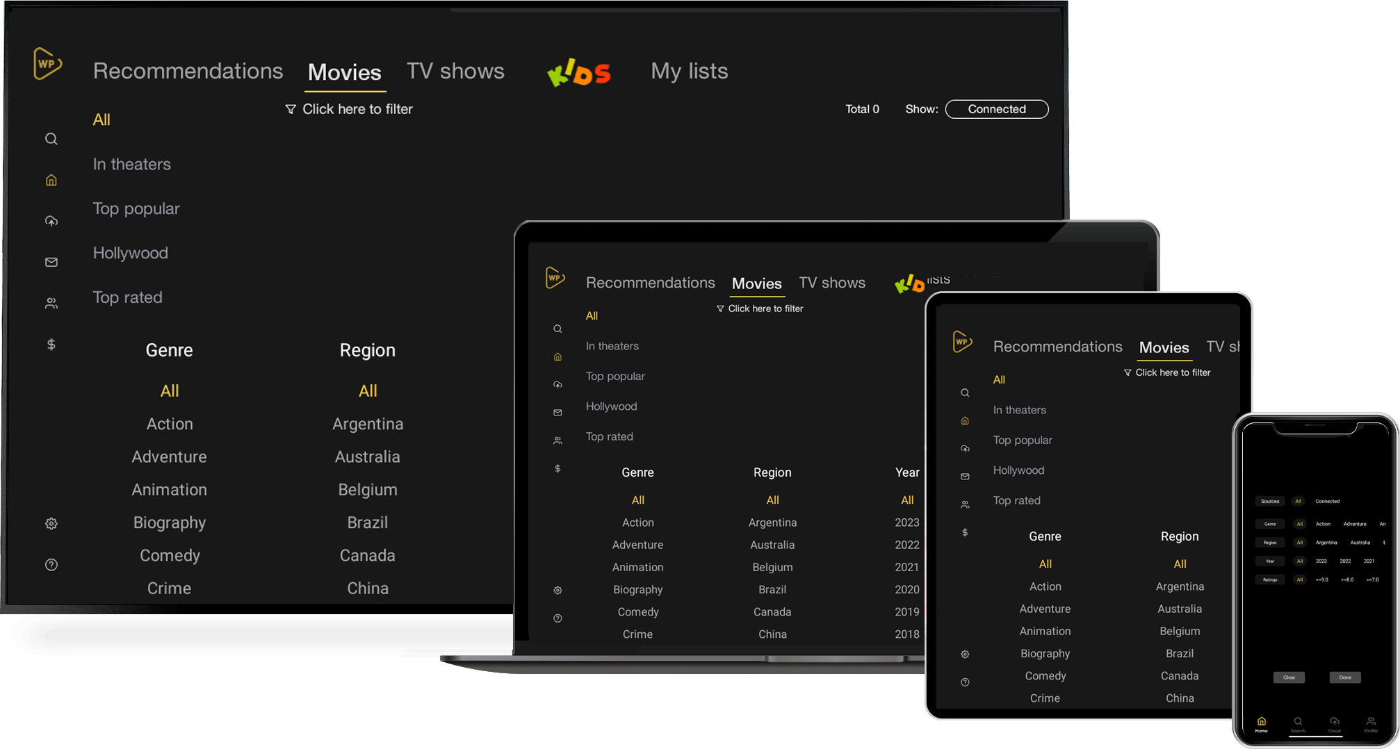 Watchlist Pro multi-device support for Android